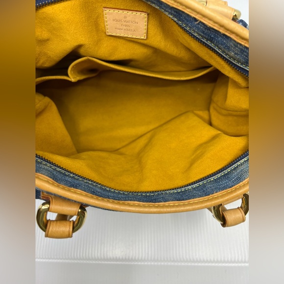 Louis Vuitton Monogram Denim Neo Cabby MM in Blue 2007 - Picture 7 of 9